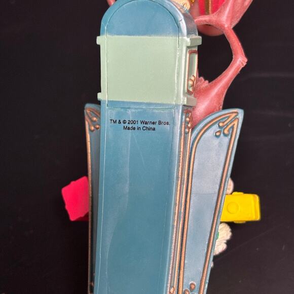 Warner Bros. 2001 Looney Toons Taz Tasmania Devil Christmas Tree Ornament SPINS - Picture 10 of 15